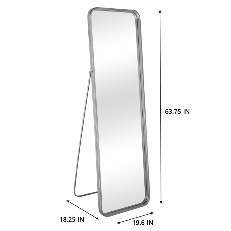 Mercury Row® Teen Amanda Tall Traditional Beveled Full Length Mirror Wayfair